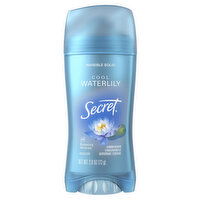 Secret Fresh Secret Fresh Invisible Solid Antiperspirant and Deodorant, Waterlily Scent, 2.6oz, 2.6 Ounce