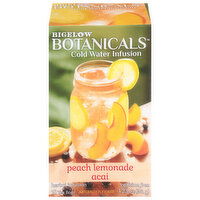 Bigelow Botanicals Cold Water Infusion, Caffeine Free, Peach Lemonade Acai, Tea Bags, 18 Each