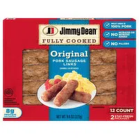 Jimmy Dean Jimmy Dean® Fully Cooked Original Pork Breakfast Sausage Links, 12 Count