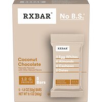 Rxbar Protein Bars, Coconut Chocolate, 9.1 Ounce