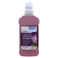 Equaline Mouthwash, Anticavity, Mint Eucalyptus, 33.8 Ounce