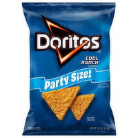 Doritos Cool Ranch Flavored Tortilla Chips Party Size!, 14.5 Ounce