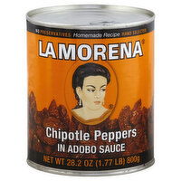 La Morena Chipotle Peppers, in Adobo Sauce, 28.2 Ounce