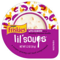 Friskies Lil' Soups Cat Food, with Shrimp, 1.2 Ounce