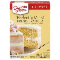 Duncan Hines Signature Perfectly Moist French Vanilla Cake Mix, 15.25 Ounce