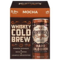 Kentucky Coffee Whiskey, Hard Cold Brew, Mocha, 4 Each