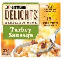 Jimmy Dean Delights Jimmy Dean Delights Breakfast Bowl, Turkey Sausage, Frozen, 7 oz Bowl, 7 Ounce