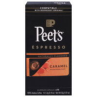 Peet's Coffee, Arabica, Espresso, Caramel, Aluminum Capsules, 10 Each