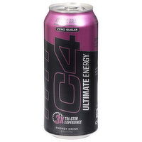 C4 Energy Drink, Zero Sugar, Atomic Grape, 16 Fluid ounce