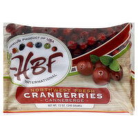HBF Cranberries, Northwest Fresh, 12 Ounce