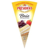 President Cheese, Brie, Soft-Ripened, 7 Ounce