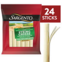 SARGENTO Sargento® Reduced Fat Low Moisture Part-Skim Mozzarella Natural Cheese Light String Cheese Snacks, 24-Count, 18.81 Ounce