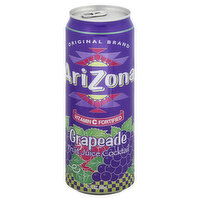 AriZona Fruit Juice Cocktail, Grapeade, 23 Ounce