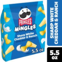 Pringles Mingles Puffed Snacks, Sharp White Cheddar and Ranch, 5.5 Ounce