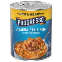 Progresso Soup, with Italian Sausage, Lasagna-Style, 18.5 Ounce