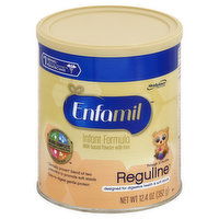 Enfamil Reguline Infant Formula, Milk-Based with Iron, Powder, Through 12 Months, 12.4 Ounce