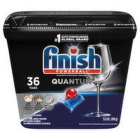 Finish Powerball Dishwasher Detergent, Automatic, Quantum, 36 Each