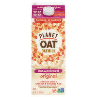 Planet Oat Unsweetened Original Oatmilk, 52 Fluid ounce