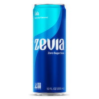 Zevia Soda, Zero Calorie, Cola, 12 Fluid ounce