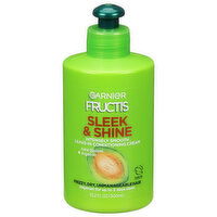 Fructis Sleek & Shine Leave-In Conditioning Cream, Kera-System + Argan Oil, 10.2 Fluid ounce