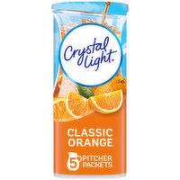 Crystal Light Classic Orange Naturally Flavored Powdered Drink Mix, 5 Each