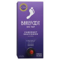 Barefoot Cellars On Tap Cabernet Sauvignon Red Wine, 3 Litre