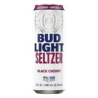 Bud Light Seltzer, Black Cherry, 25 Ounce