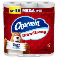 Charmin Ultra Strong Bathroom Tissue, 2-Ply, Mega, 12 Each