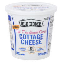 Old Home Cottage Cheese, Fat-Free, Small Curd, 22 Ounce