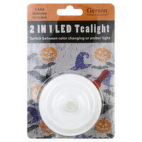 Gerson Tealight, LED, 2-in-1, 1 Each