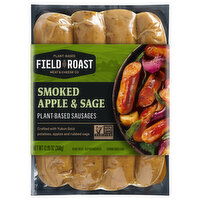 Field Roast Sausages, Smoked Apple & Sage, Plant-Based, 12.95 Ounce