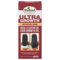 Difeel Ultra Growth Hair Growth Oil, Basil & Castor Oil, 2.5 Fluid ounce