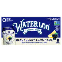 Waterloo Sparkling Water, Blackberry Lemonade, 8 Each