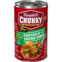 Campbell's® Chunky® Healthy Request® Chicken and Sausage Gumbo Soup, 18.8 Ounce