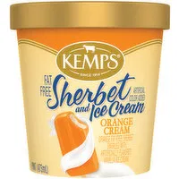 Kemps Orange Cream Sherbet, 16 Ounce