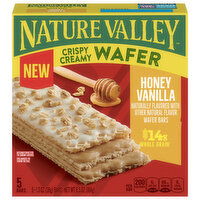 Nature Valley Wafer Bars, Crispy, Creamy, Honey Vanilla, 5 Each