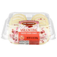 Lofthouse Frosted Sugar Cookies, Valentine, 13.5 Ounce