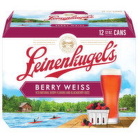 Leinenkugel's Experience the crisp, fruit-filled flavor of Leinenkugel's Berry Weiss Craft Beer, a medium-bodied weiss beer with natural berry flavors and blackberry juice and 4.7% ABV. This award-winning beer* is a perfect way to kick back and relax with friends., 12 Each