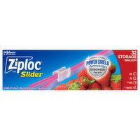 Ziploc Storage Gallon Slider Bags, 32 Each