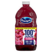 Ocean Spray 100% Juice, Cranberry Raspberry, 64 Fluid ounce