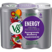 V8® +Energy® Pomegranate Blueberry Juice Energy Drink, 48 Fluid ounce