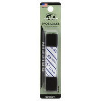 Griffin Shoe Laces, Sport, Black, 45 Inches, 1 Each