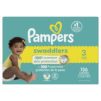 Pampers Swaddlers Swaddlers Diaper Size 3, 136 Each