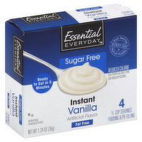 Essential Everyday Pudding & Pie Filling, Instant, Sugar Free, Vanilla, 1.34 Ounce