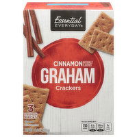 Essential Everyday Graham Crackers, Cinnamon, Stay Fresh Packs, 3 Each