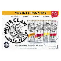 White Claw Hard Seltzer, Variety Pack, 12 Each