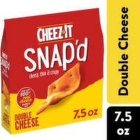 Cheez-It Snap'd Cheese Cracker Chips, Double Cheese, 7.5 Ounce