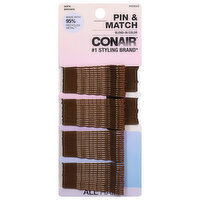 Conair Brown Blend-In Color Pin & Match, 90 Each