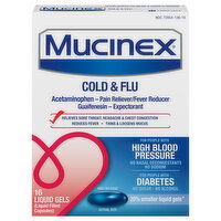 Mucinex Cold & Flu Acetaminophen, 16 Each
