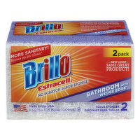 Brillo Estracell Scrub Sponge, No Scratch, 2 Pack, 2 Each